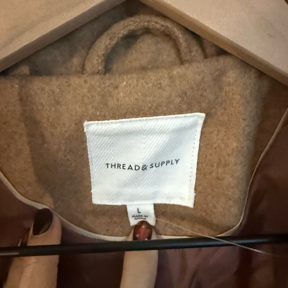 Beautiful Tan Wool Jacket - Picture 2 of 10